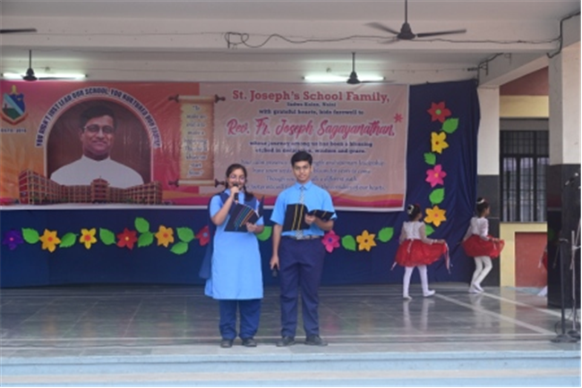 FAREWELL CEREMONY OF REV. FR. JOSEPH SAGAYANATHAN AT SJS NAINI