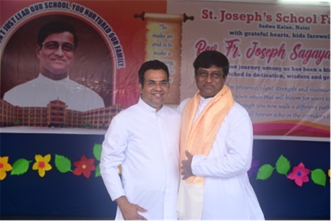 FAREWELL CEREMONY OF REV. FR. JOSEPH SAGAYANATHAN AT SJS NAINI