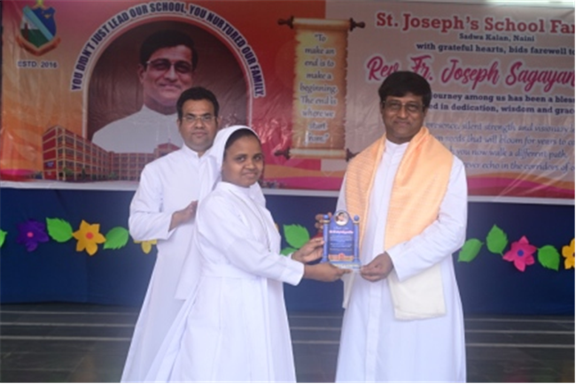 FAREWELL CEREMONY OF REV. FR. JOSEPH SAGAYANATHAN AT SJS NAINI