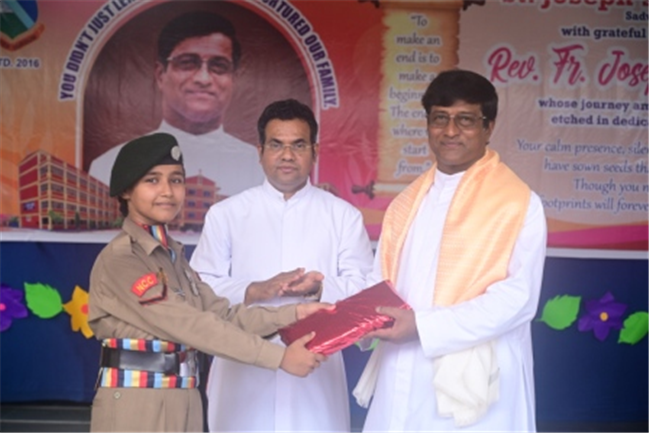 FAREWELL CEREMONY OF REV. FR. JOSEPH SAGAYANATHAN AT SJS NAINI
