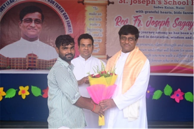 FAREWELL CEREMONY OF REV. FR. JOSEPH SAGAYANATHAN AT SJS NAINI