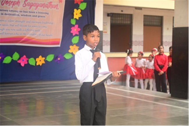 FAREWELL CEREMONY OF REV. FR. JOSEPH SAGAYANATHAN AT SJS NAINI