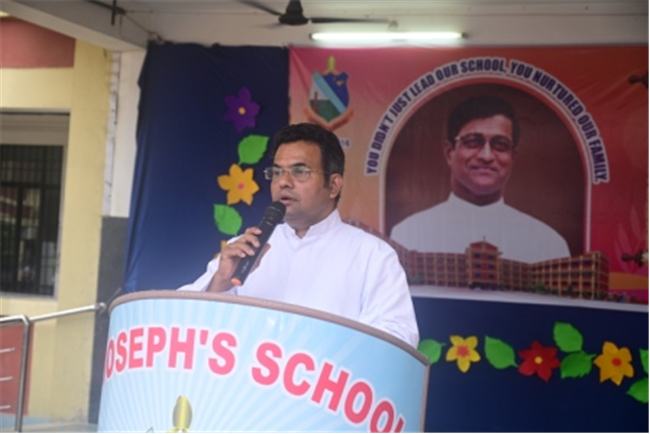 FAREWELL CEREMONY OF REV. FR. JOSEPH SAGAYANATHAN AT SJS NAINI