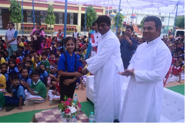 FAREWELL CEREMONY OF REV. FR. JOSEPH SAGAYANATHAN AT SJS NAINI