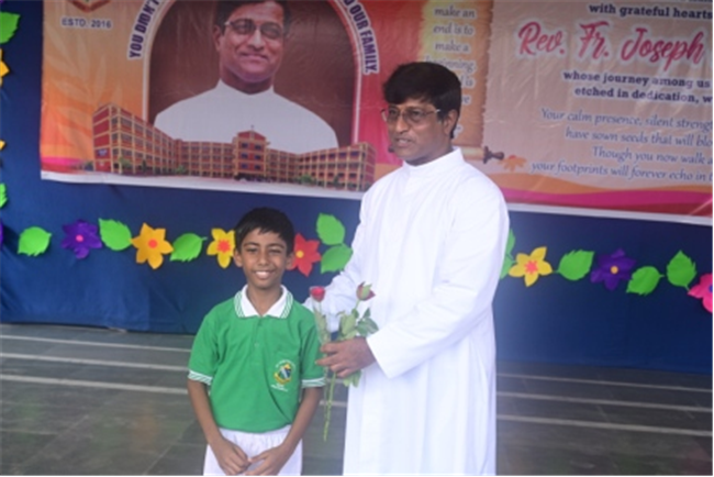 FAREWELL CEREMONY OF REV. FR. JOSEPH SAGAYANATHAN AT SJS NAINI