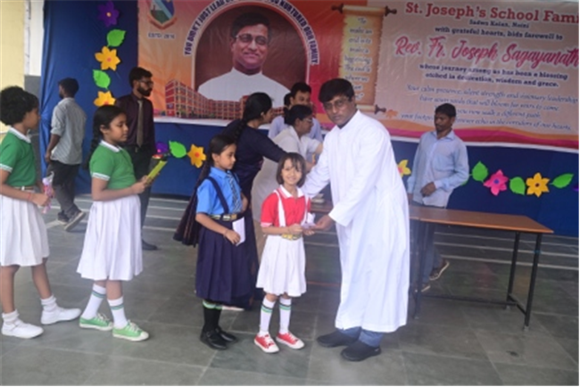 FAREWELL CEREMONY OF REV. FR. JOSEPH SAGAYANATHAN AT SJS NAINI