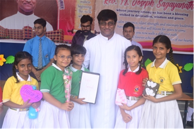 FAREWELL CEREMONY OF REV. FR. JOSEPH SAGAYANATHAN AT SJS NAINI
