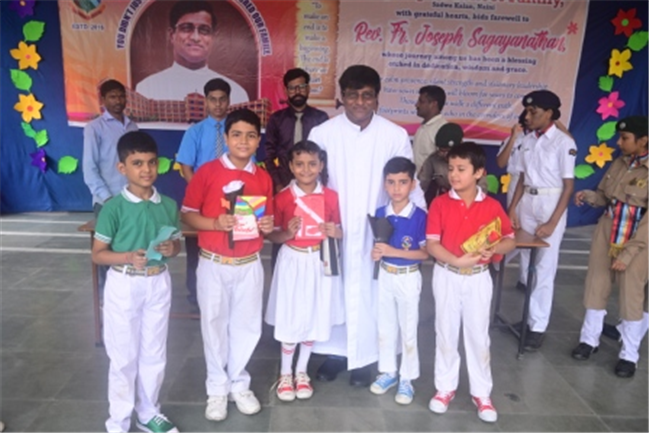 FAREWELL CEREMONY OF REV. FR. JOSEPH SAGAYANATHAN AT SJS NAINI