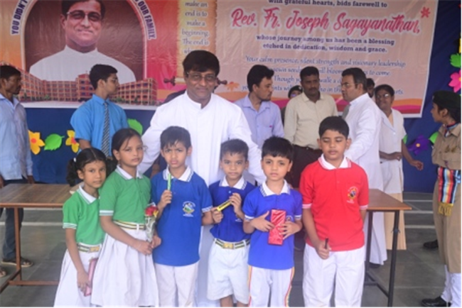 FAREWELL CEREMONY OF REV. FR. JOSEPH SAGAYANATHAN AT SJS NAINI