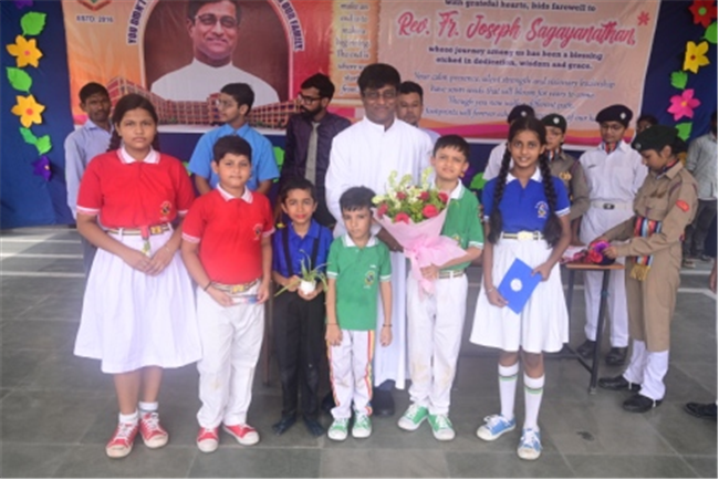 FAREWELL CEREMONY OF REV. FR. JOSEPH SAGAYANATHAN AT SJS NAINI