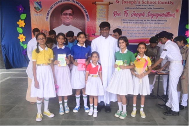 FAREWELL CEREMONY OF REV. FR. JOSEPH SAGAYANATHAN AT SJS NAINI