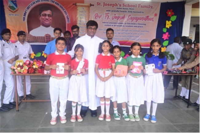 FAREWELL CEREMONY OF REV. FR. JOSEPH SAGAYANATHAN AT SJS NAINI