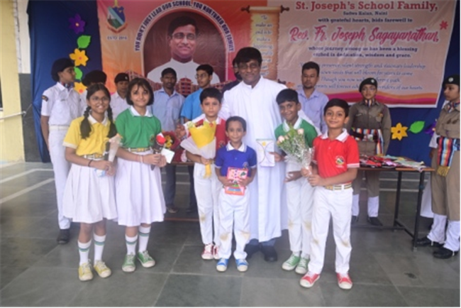 FAREWELL CEREMONY OF REV. FR. JOSEPH SAGAYANATHAN AT SJS NAINI