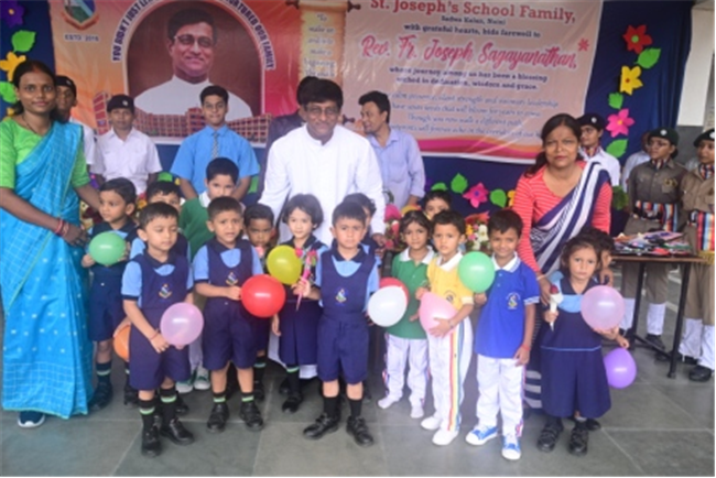 FAREWELL CEREMONY OF REV. FR. JOSEPH SAGAYANATHAN AT SJS NAINI