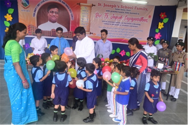 FAREWELL CEREMONY OF REV. FR. JOSEPH SAGAYANATHAN AT SJS NAINI
