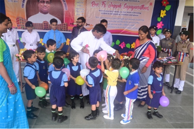 FAREWELL CEREMONY OF REV. FR. JOSEPH SAGAYANATHAN AT SJS NAINI