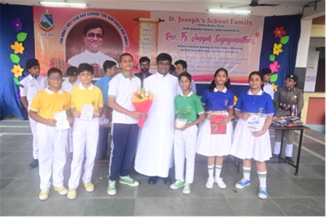 FAREWELL CEREMONY OF REV. FR. JOSEPH SAGAYANATHAN AT SJS NAINI