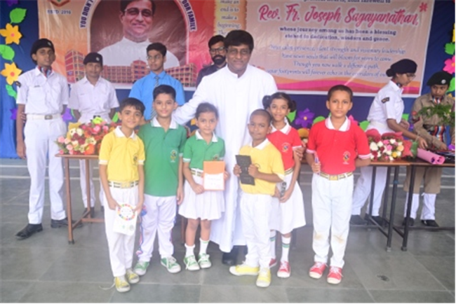 FAREWELL CEREMONY OF REV. FR. JOSEPH SAGAYANATHAN AT SJS NAINI