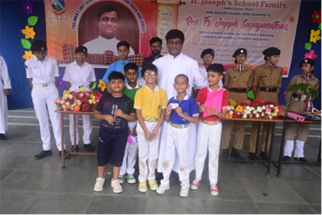 FAREWELL CEREMONY OF REV. FR. JOSEPH SAGAYANATHAN AT SJS NAINI