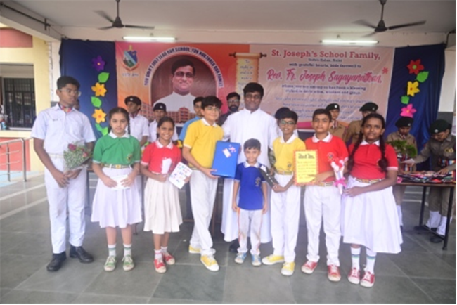 FAREWELL CEREMONY OF REV. FR. JOSEPH SAGAYANATHAN AT SJS NAINI