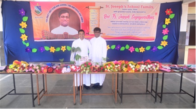 FAREWELL CEREMONY OF REV. FR. JOSEPH SAGAYANATHAN AT SJS NAINI
