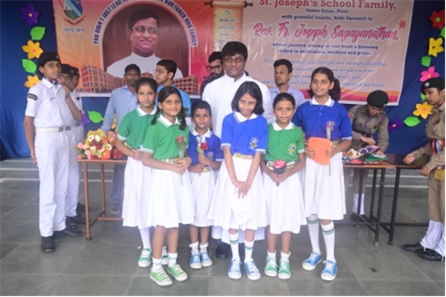 FAREWELL CEREMONY OF REV. FR. JOSEPH SAGAYANATHAN AT SJS NAINI