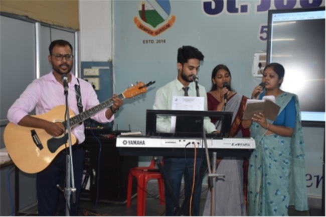 FAREWELL CEREMONY OF REV. FR. JOSEPH SAGAYANATHAN AT SJS NAINI