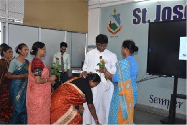 FAREWELL CEREMONY OF REV. FR. JOSEPH SAGAYANATHAN AT SJS NAINI