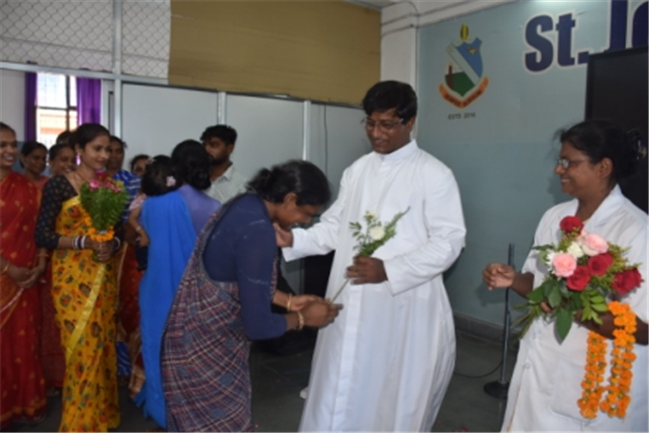 FAREWELL CEREMONY OF REV. FR. JOSEPH SAGAYANATHAN AT SJS NAINI