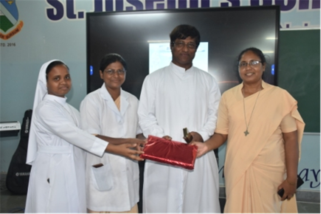 FAREWELL CEREMONY OF REV. FR. JOSEPH SAGAYANATHAN AT SJS NAINI
