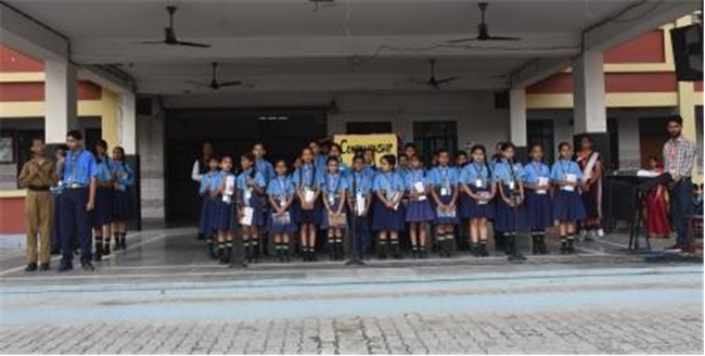 Morning Assembly on “Companionship” by Class 8-B