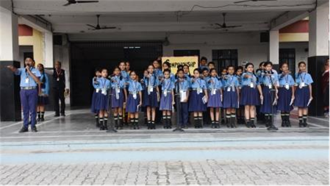 Morning Assembly on “Companionship” by Class 8-B