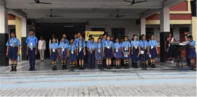 Morning Assembly on “Companionship” by Class 8-B