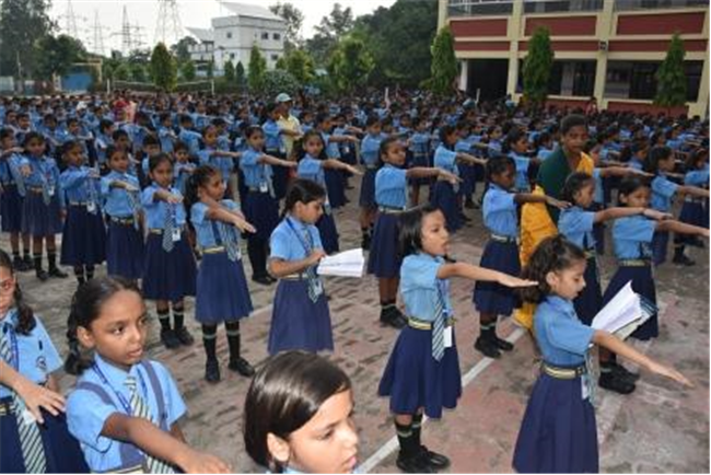 Morning Assembly on “Companionship” by Class 8-B