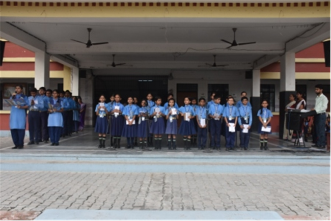 Morning Assembly on “Are You Rich Without Wealth?” by Class 10-C