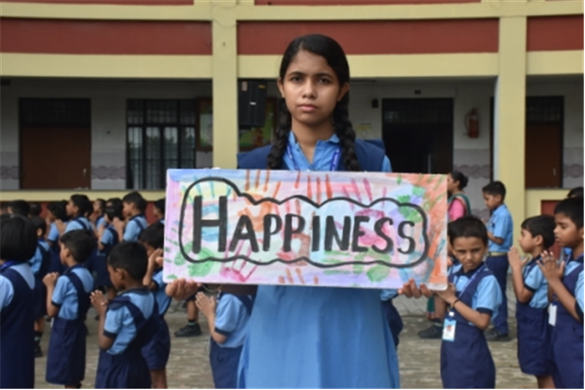 Morning Assembly on “Are You Rich Without Wealth?” by Class 10-C
