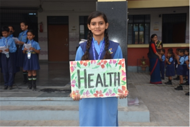 Morning Assembly on “Are You Rich Without Wealth?” by Class 10-C