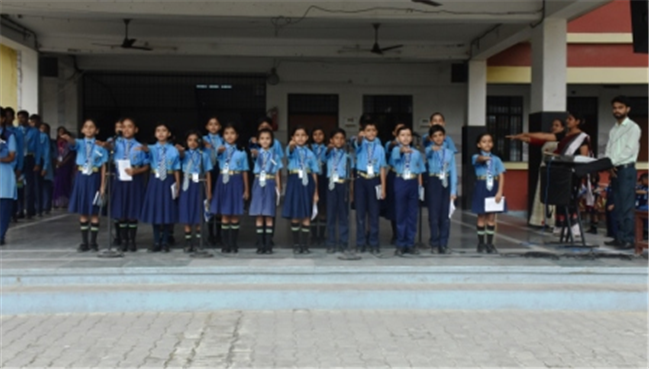 Morning Assembly on “Are You Rich Without Wealth?” by Class 10-C