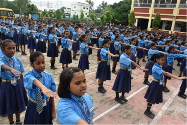 Morning Assembly on “Are You Rich Without Wealth?” by Class 10-C