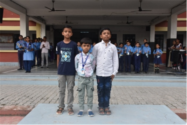Morning Assembly on “Are You Rich Without Wealth?” by Class 10-C