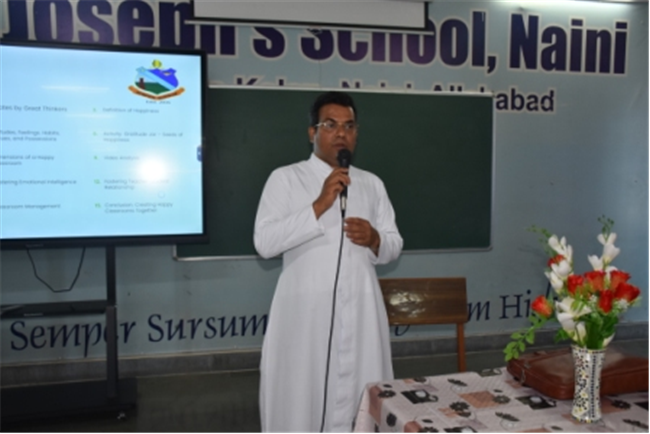 Staff Orientation Programme by the Principal (Rev. Fr. Melwin Wilson D'Souza)