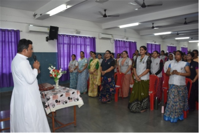 Staff Orientation Programme by the Principal (Rev. Fr. Melwin Wilson D'Souza)