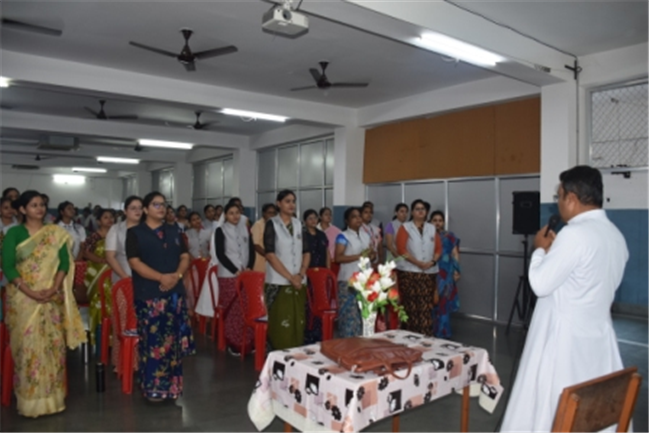 Staff Orientation Programme by the Principal (Rev. Fr. Melwin Wilson D'Souza)