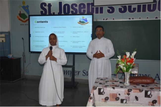 Staff Orientation Programme by the Principal (Rev. Fr. Melwin Wilson D'Souza)
