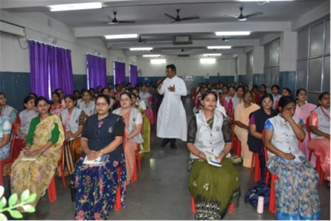 Staff Orientation Programme by the Principal (Rev. Fr. Melwin Wilson D'Souza)