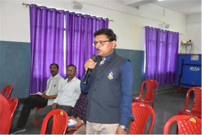 Staff Orientation Programme by the Principal (Rev. Fr. Melwin Wilson D'Souza)