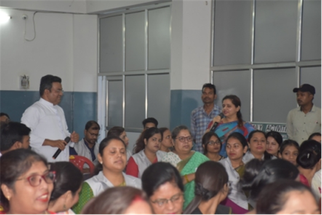 Staff Orientation Programme by the Principal (Rev. Fr. Melwin Wilson D'Souza)
