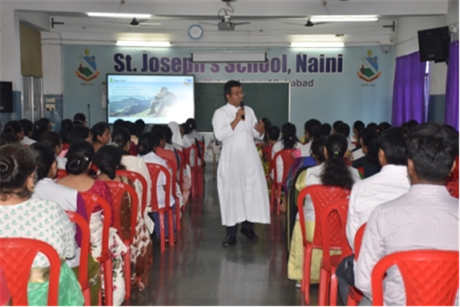 Staff Orientation Programme by the Principal (Rev. Fr. Melwin Wilson D'Souza)