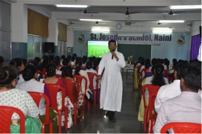Staff Orientation Programme by the Principal (Rev. Fr. Melwin Wilson D'Souza)