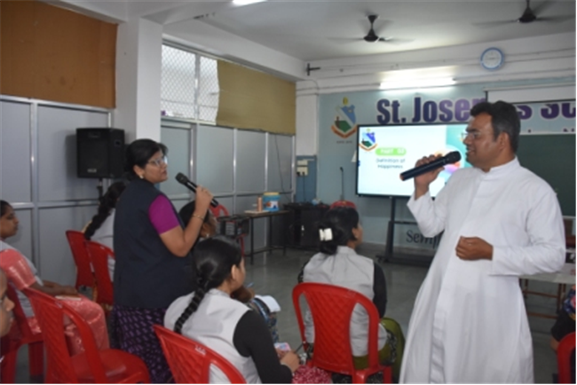 Staff Orientation Programme by the Principal (Rev. Fr. Melwin Wilson D'Souza)